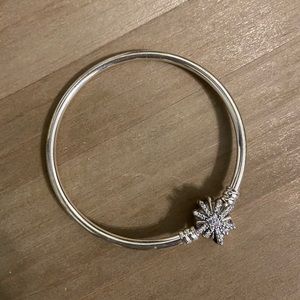 Pandora silver bangle